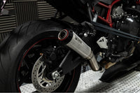 Scorpion PKA135SEO Kawasaki Z H2 Red Power Slip-On - Brushed Stainless Steel Sleeve |  UK