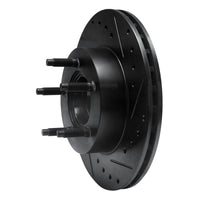 R1 Concepts R1 90-94 Ford Ranger (USA/Canada) Front Right Drilled & Slotted Black Brake Rotor