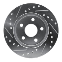 R1 Concepts R1 91-92 Dodge Monaco Front Right Drilled & Slotted Silver Brake Rotor