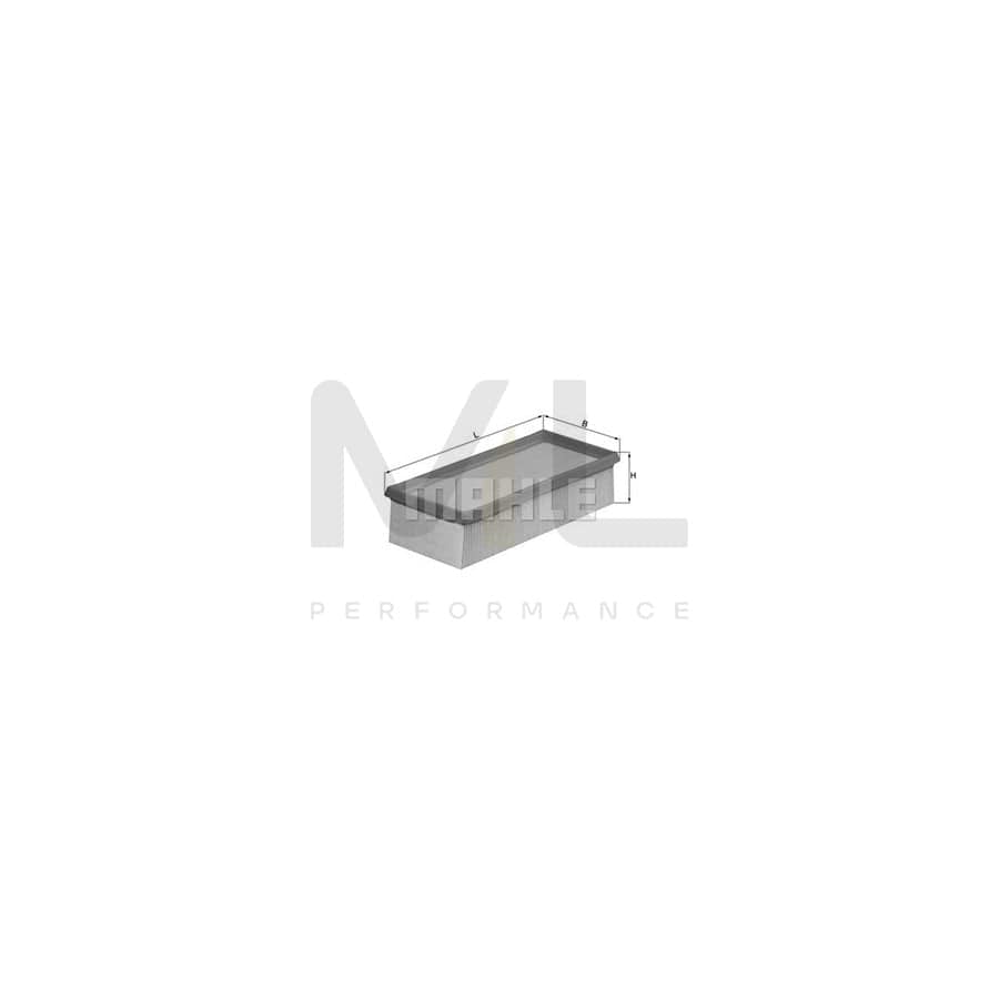 MAHLE ORIGINAL LX 1008/1 Air Filter Filter Insert | Performance Parts DirectCar Parts