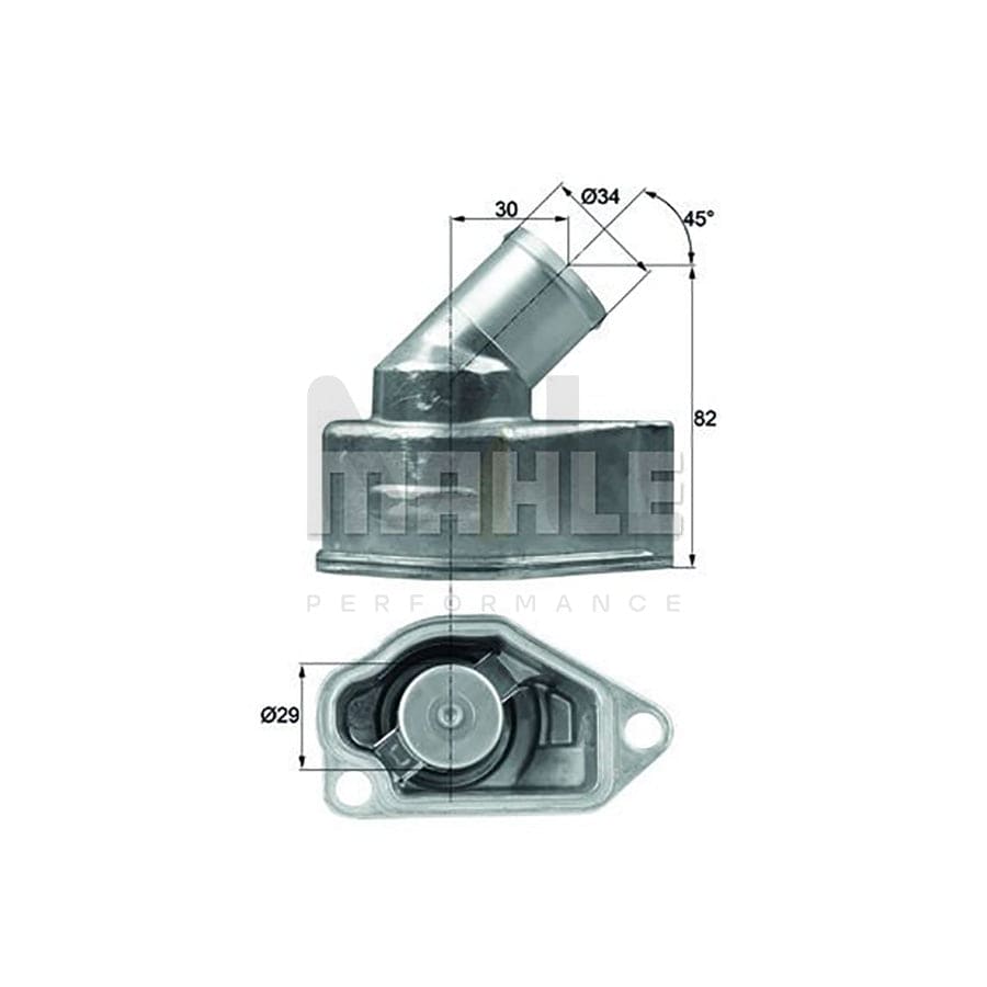 MAHLE ORIGINAL LX 303 Air Filter Filter Insert | Performance Parts DirectCar Parts