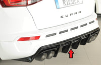 Rieger 00088231 SEAT 5FP Ateca Cupra Rear Diffuser
