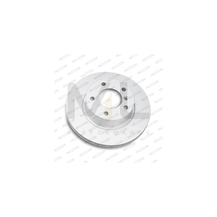 FERODO DDF241-1 Brake Disc Solid, with bolts/screws | Performance Parts Direct Car Parts