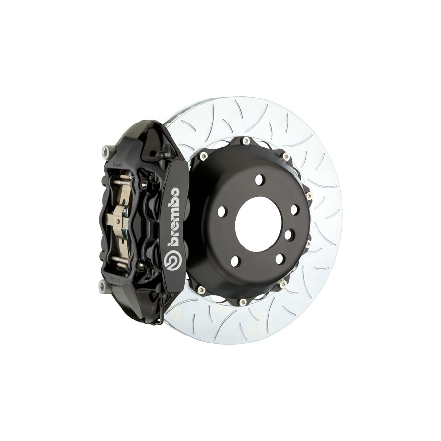 Brembo 2P3.8058A Porsche Boxster Rear GT 4-Pistons Slotted Type-3 2-piece Big Brake Kit 345x28mm