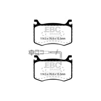 EBC DPX2392 Alfa Romeo Giulia (952) Ultimax Front Brake Pads - Brembo Caliper