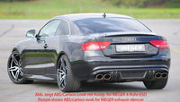 Rieger 00055415 Audi B8 B81 A5 Rear Diffuser for Original Tailpipe Left & RIght -  Matte Black