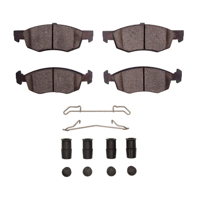 DFC 15-18 Dodge Vision (Mexico) Front 3000 Semi-Metallic Brake Pads and Hardware Kit