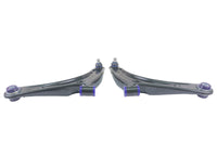SuperPro 2008 Mitsubishi Lancer GTS Front Lower Control Arm Set w/ Bushings - w/ Positive Caster