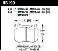 Hawk Performance Hawk HPS Street Brake Pads