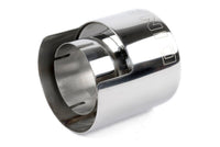 Dinan Double-Walled 4.5in Clamp-On Exhaust Tip - Polished - 4.5in Outlet / 3in Inlet