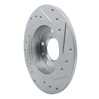 R1 Concepts R1 20-25 Buick Encore GX Rear Left Drilled & Slotted Silver Brake Rotor