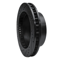 R1 Concepts R1 99-05 Ford F-250 4WD (Super Duty) Front Right Drilled & Slotted Black Brake Rotor