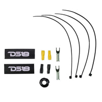 DS18 8-GA Amplifier Install Kit Advance- Yellow