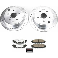 PowerStop Power Stop 15-19 Subaru WRX Rear Z26 Street Warrior Brake Kit