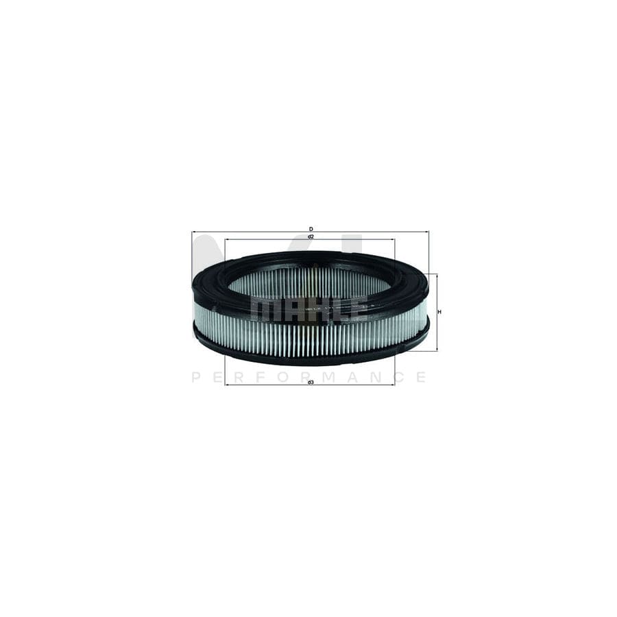 MAHLE ORIGINAL LX 171 Air Filter Filter Insert | Performance Parts DirectCar Parts