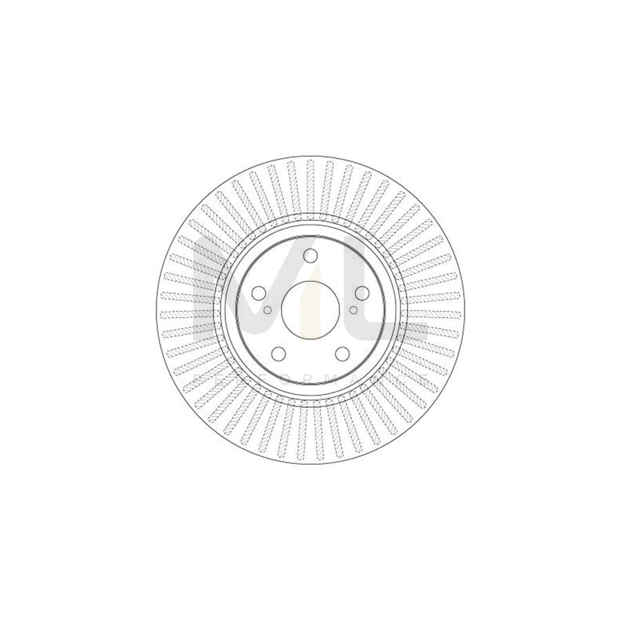 TRW DF6268 Brake Disc Vented, Painted | Performance Parts Direct Car Parts