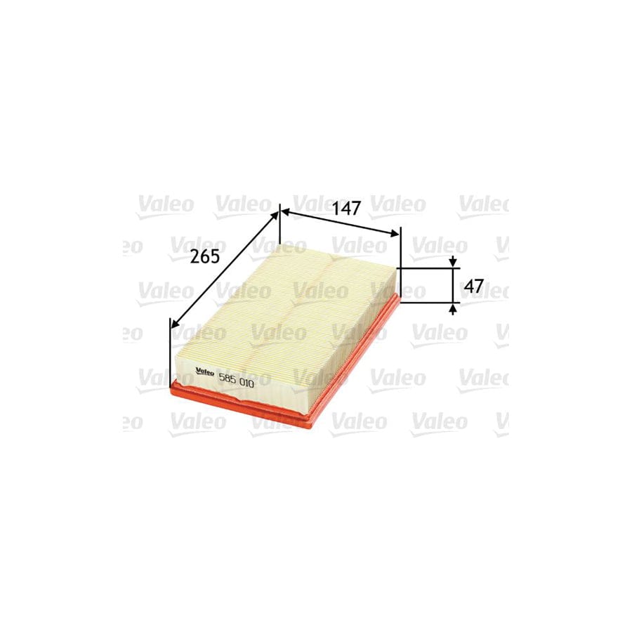 Valeo 585010 Air Filter