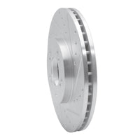 R1 Concepts R1 99-04 Acura RL Front Right Drilled & Slotted Silver Brake Rotor