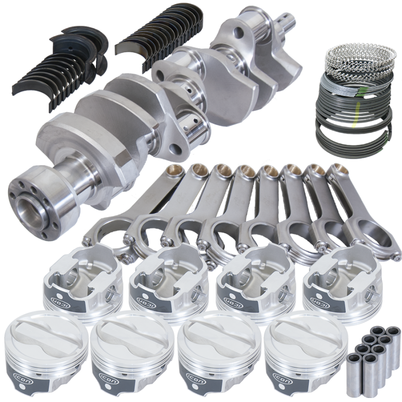 Eagle Chevy LT1 350 1Pc 3.750in Crank 6.000in H-Beam -18cc 4.040in Pistons Rotating Assembly