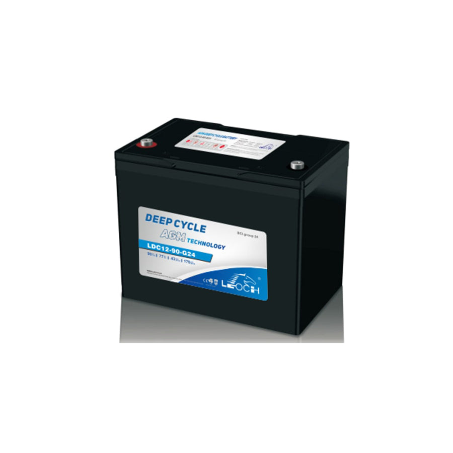 Leoch 12V 90Ah Deep Cycle AGM Battery - LDC12-90-G24-DT | PPD Car Parts