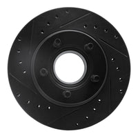 R1 Concepts R1 93-94 Ford Explorer Front Left Drilled & Slotted Black Brake Rotor