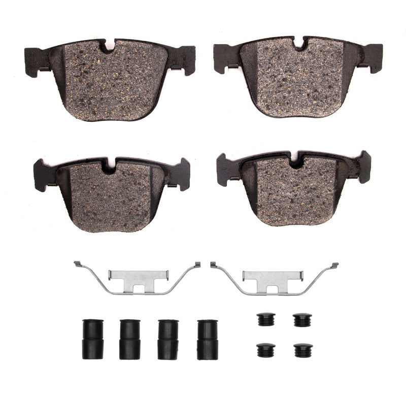 R1 Concepts R1 02-13 BMW 545I Rear Euro Ceramic Pads & Hardware Kit