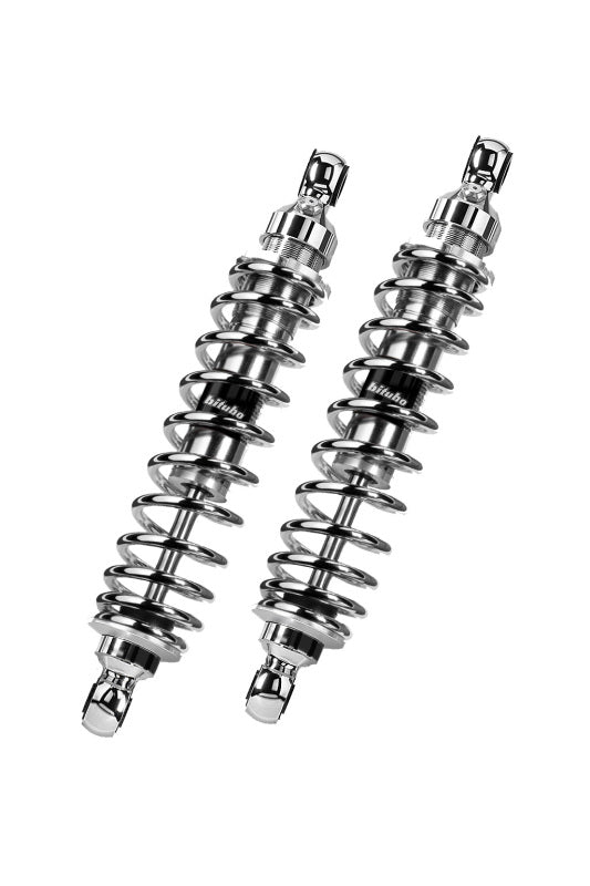 Bitubo Suspension Bitubo WMB0 Twinshocks Adjustable: Spring Preload, Length 321mm, Chrome Edition