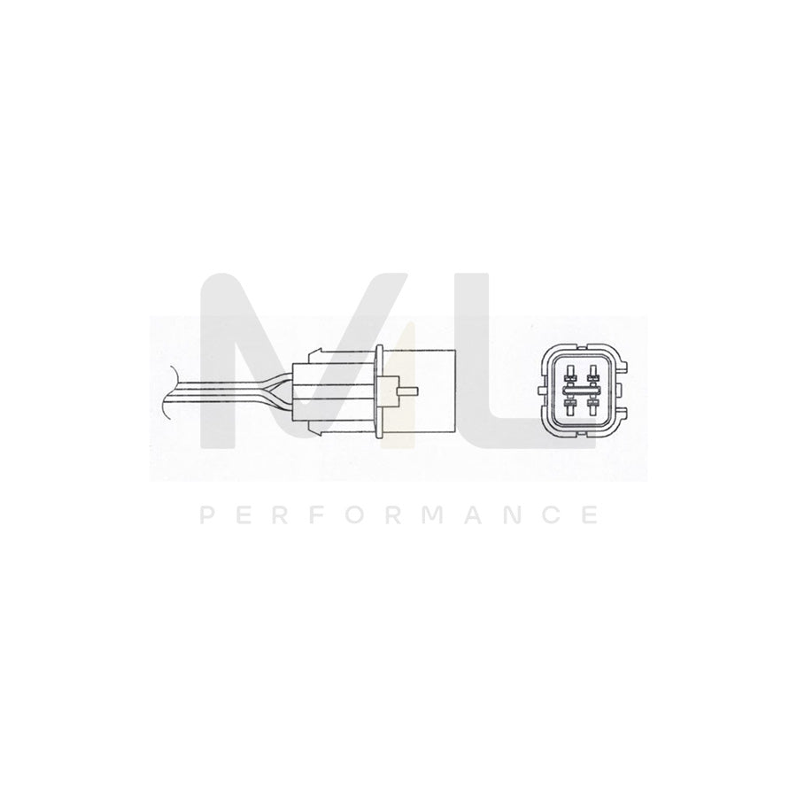 NTK Lambda Sensor / O2 Sensor (NGK 96055) - OZA819-EE1