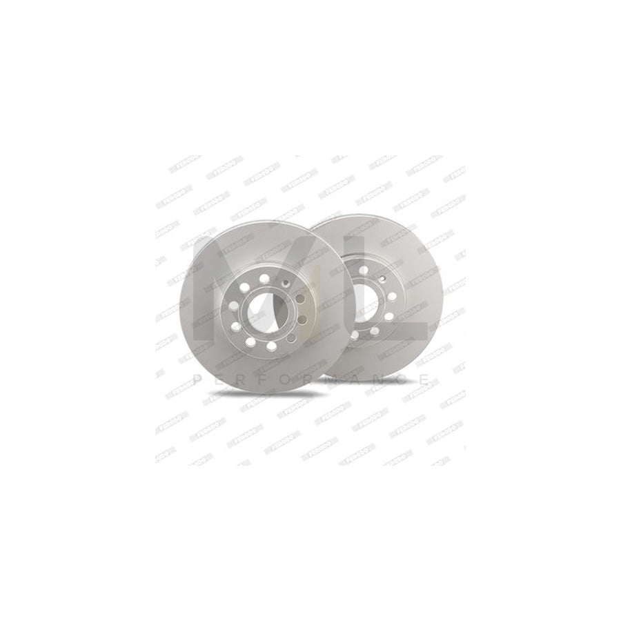 FERODO DDF847C-1 Brake Disc Solid, Coated | Performance Parts Direct Car Parts
