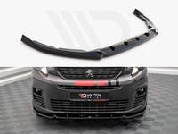 Maxton Design PE-PA-3-FD1T Front Splitter Peugeot Partner MK3 (2018-) |