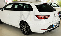 Rieger 00027035 SEAT 5F Leon FR Rear Diffuser for Twin Tailpipe Left -  Matte Black