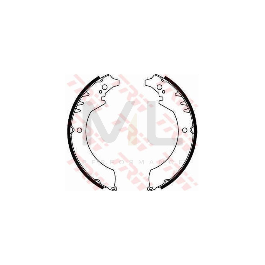TRW GS8251 Brake Shoe Set | Performance Parts Direct Car Parts