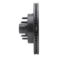 R1 Concepts R1 04-06 Ford E-150 Club Wagon Front Left Drilled & Slotted Black Brake Rotor