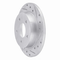 R1 Concepts R1 84-88 Pontiac 6000 Rear Right Drilled & Slotted Silver Brake Rotor