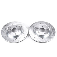 PowerStop Power Stop 09-14 Acura TL Front Evolution Drilled & Slotted Rotors - Pair