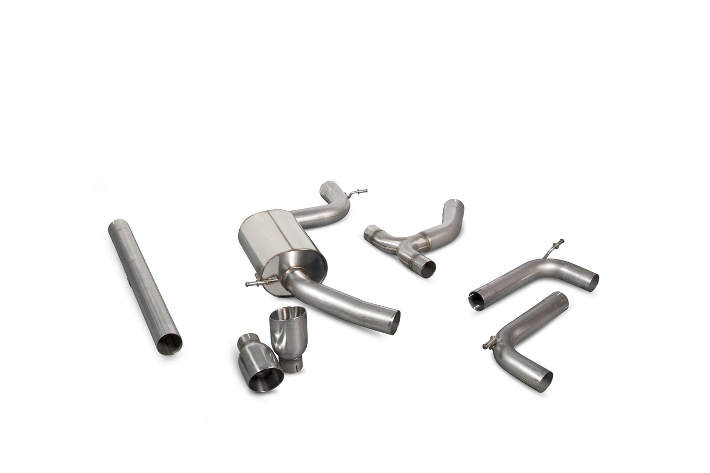 Scorpion SVWS056 VW Golf Mk7.5 Gti Non-Resonated Cat-Back Exhaust System