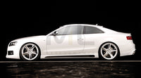 Rieger 00099075 Audi B8 B81 A5 Rear Diffuser for Original Tailpipe Left & RIght - Carbon-Look