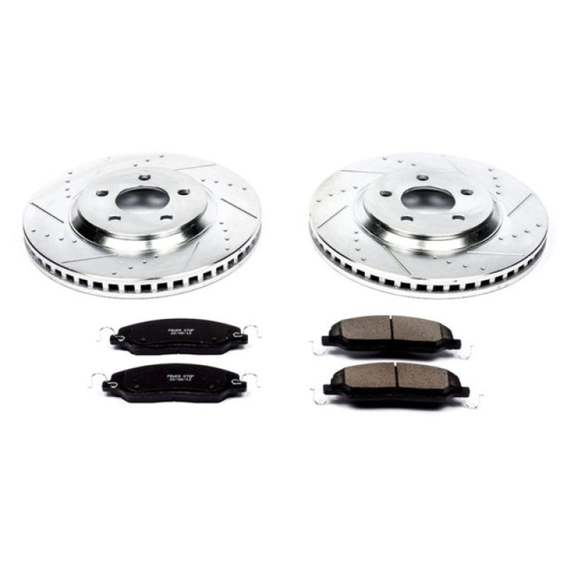 PowerStop Power Stop 05-10 Ford Mustang Front Z23 Evolution Sport Brake Kit