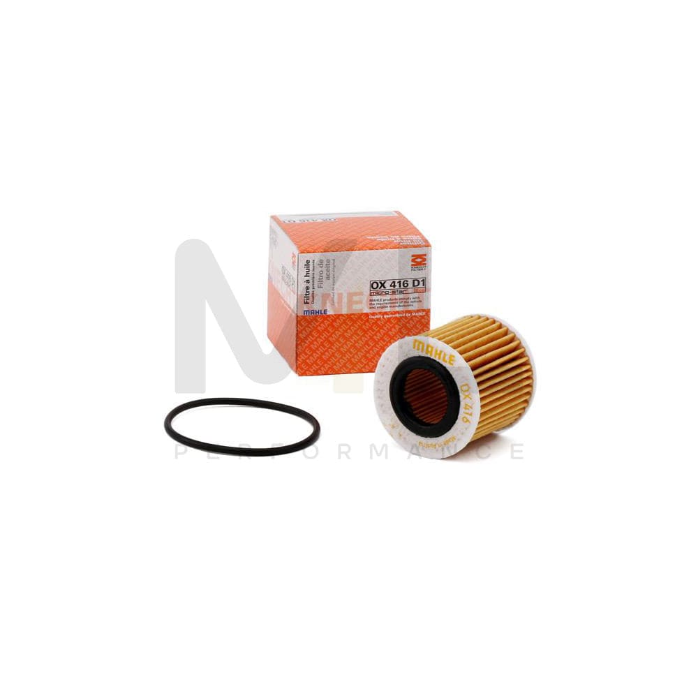 MAHLE ORIGINAL OX 416D1 Oil Filter Filter Insert | Performance Parts DirectCar Parts