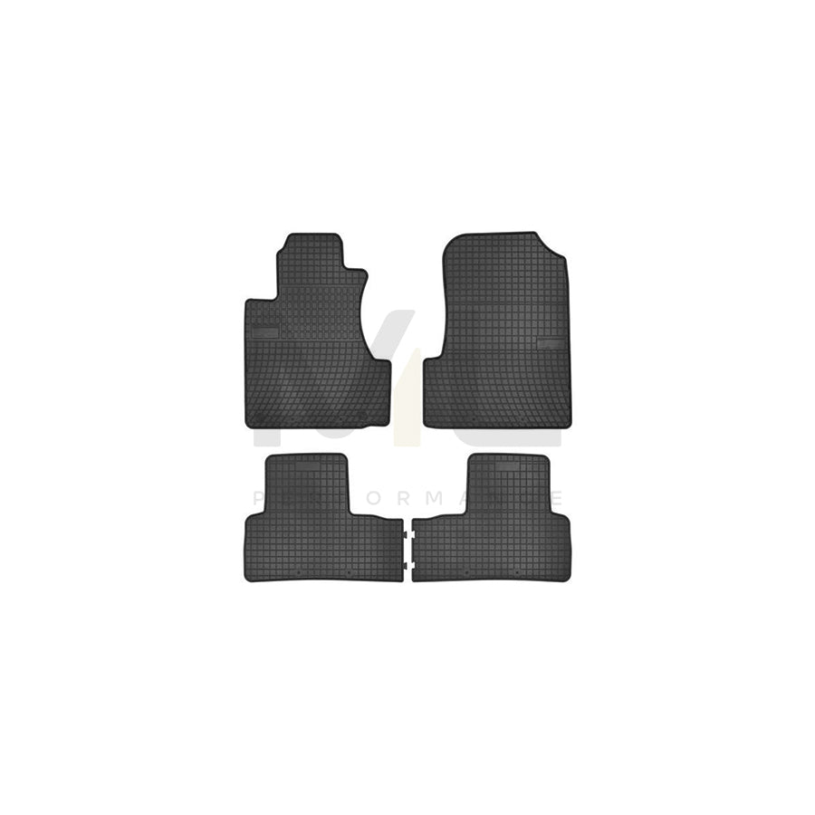 FROGUM Tailored 0831 Floor mat set for HONDA CR-V III (RE) Elastomer, Front and Rear, Quantity: 4, Black | Performance Parts DirectCar Parts