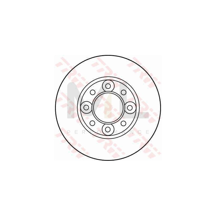 TRW DF1308 Brake Disc Solid | Performance Parts Direct Car Parts