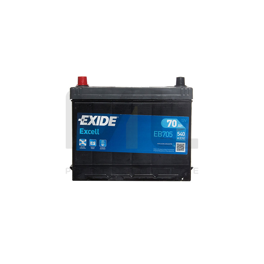 Exide Excell 031 Car Battery - 3 Year Guarantee