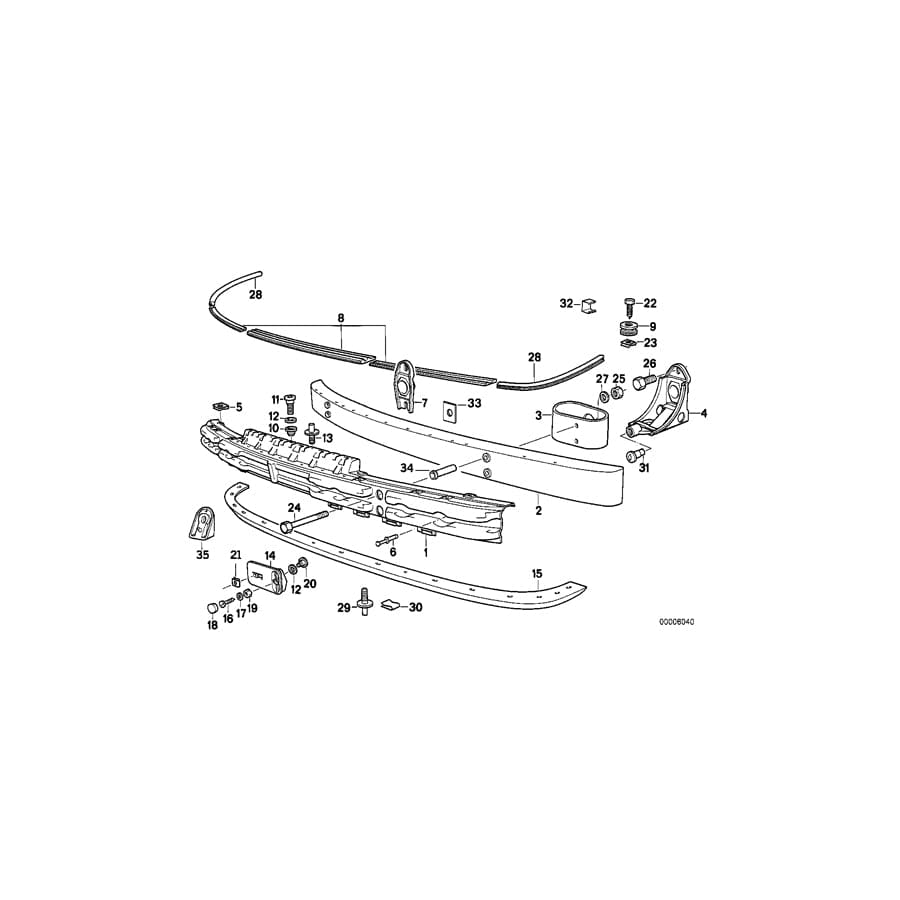 Genuine BMW 51112292097 Holder 324A (Inc. Z1)