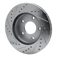 R1 Concepts R1 75-79 Ford LTD Right Rear Drilled & Slotted Silver Brake Rotor