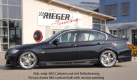 Rieger BMW 3 Series E90 E91 Left & Right Side Skirts - Carbon-Look
