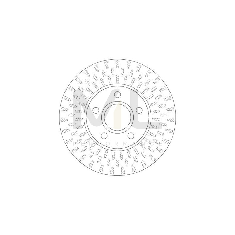 TRW DF6217 Brake Disc Vented, Painted | Performance Parts Direct Car Parts
