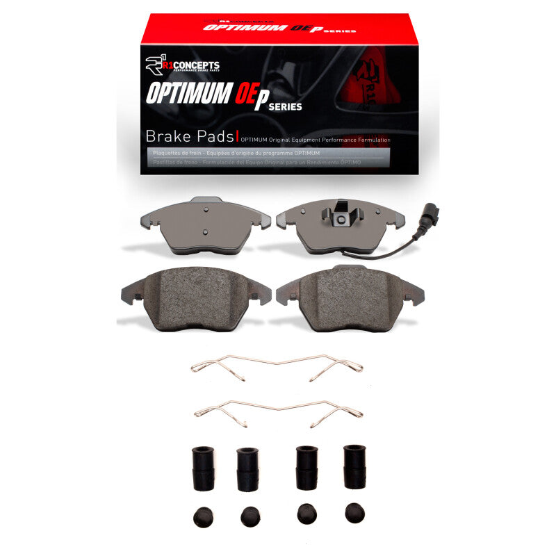 R1 Concepts R1 05-18 Audi A1 (Mexico) Front Optimum OE Pads & Hardware Kit