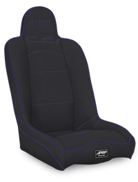 PRP Seats PRP Daily Driver High Back Suspension Seat- Black/Purple Vinyl