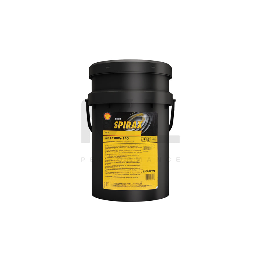 Shell Spirax S3 AS 80W-140 - 209 ltr