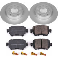 PowerStop Power Stop 15-18 Volkswagen Golf Rear Z23 Evolution Sport Coated Brake Kit